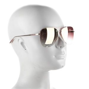Barton Perreira Authentic aviator gradient sunglasses rimless